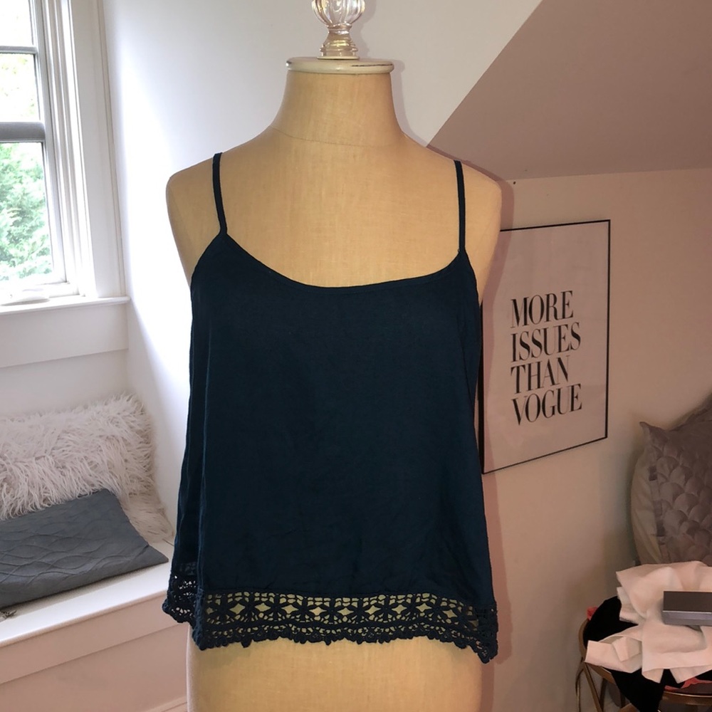 BP blue tank top